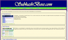 old SubhashBose.com